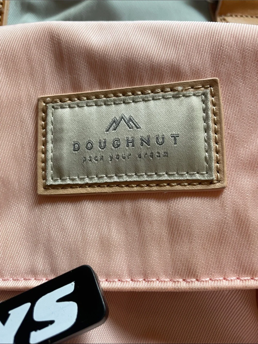 DOUGHNUT Pink & Light Blue Canvas Backpack
